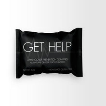 Load image into Gallery viewer, GET HELP Hangover Prevention Vegan Gummies – All Natural, Non-GMO, Gluten-Free, Pack of 12