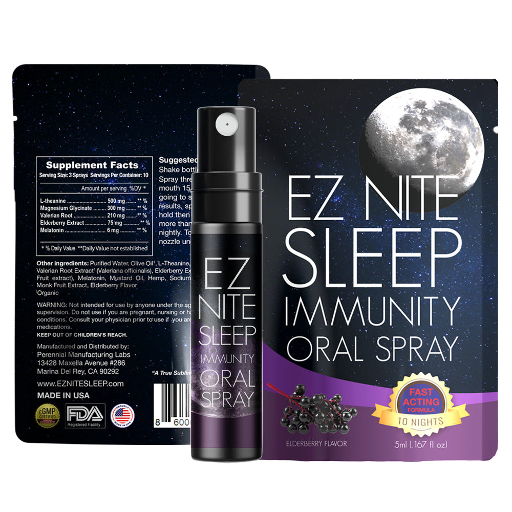 エッセンス 3 ナイト Immunity Oral Sleep Spray 10 Night Supply – E-Z Nite