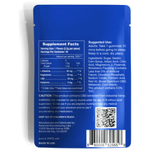 Load image into Gallery viewer, E-Z Nite Sleep CBD+Melatonin 10-Gummy Pack 300mg