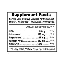 Load image into Gallery viewer, E-Z Nite Sleep Oral Spray 8-Night Supply