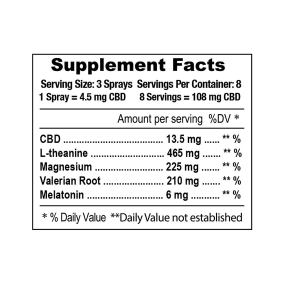 E-Z Nite Sleep Oral Spray 8-Night Supply