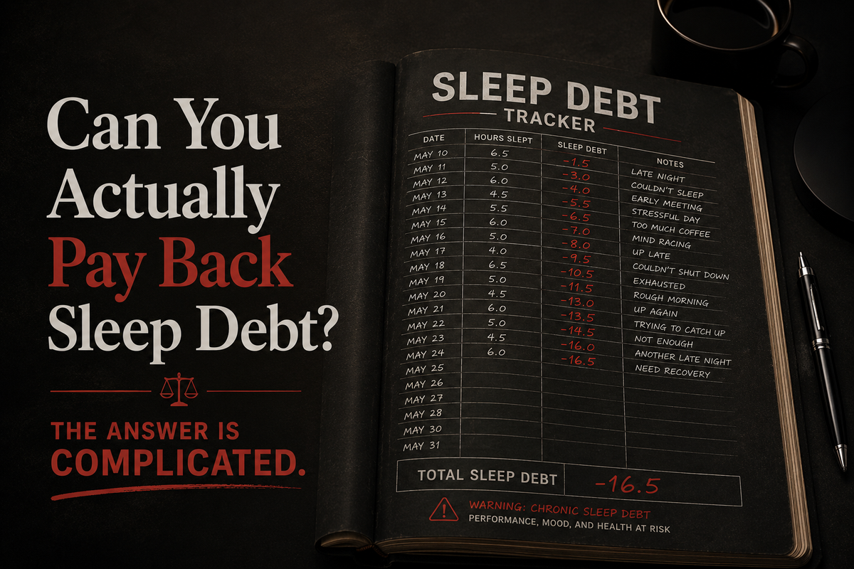 Sleep Debt Is Real. And Sleeping In on the Weekend Is Not the Fix You Think It Is.