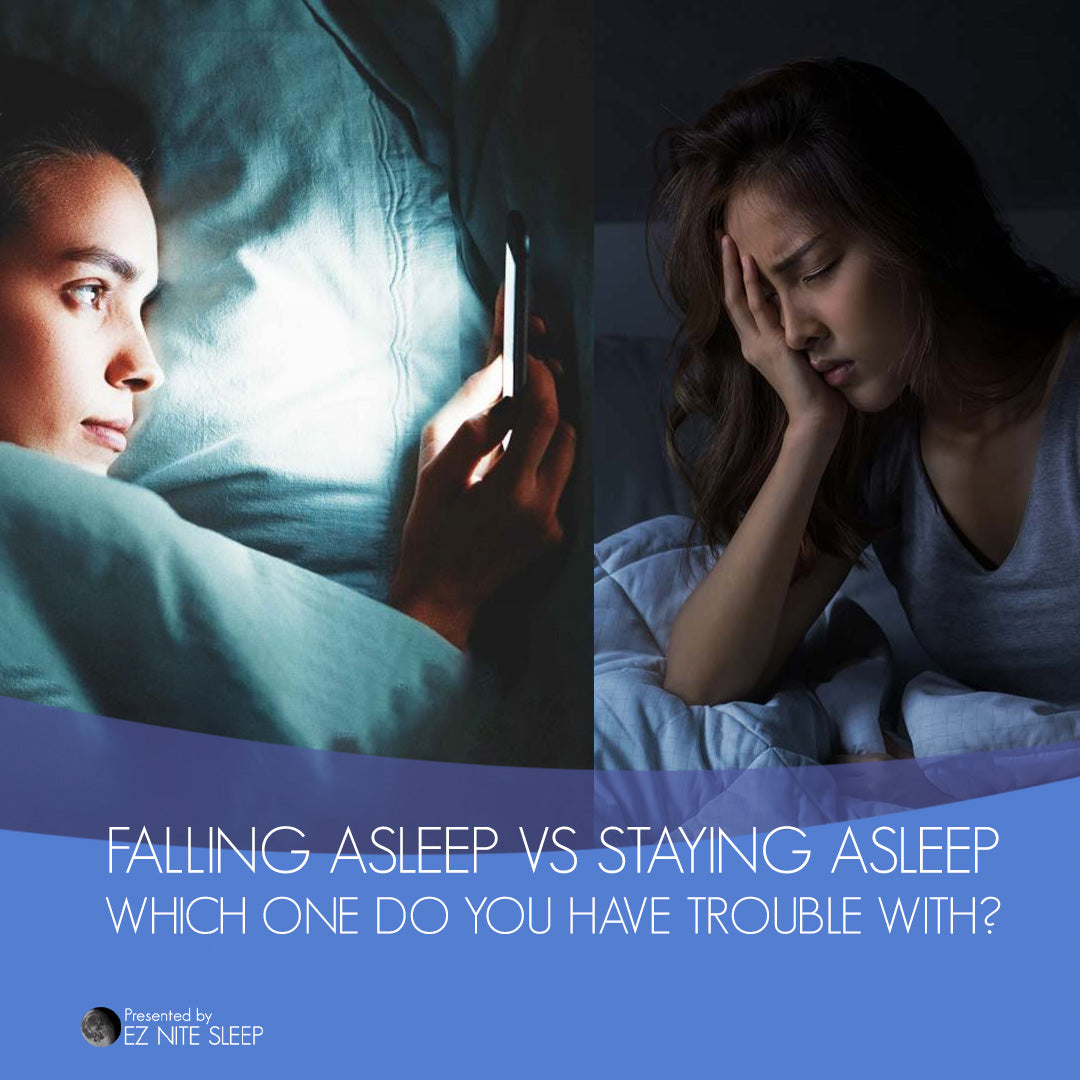Falling Asleep vs. Staying Asleep: Understanding the Differences and How to Address Each