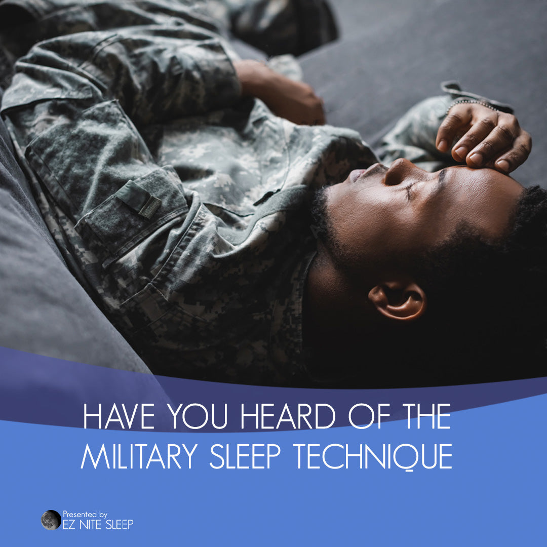 The 2-minute technique the military uses for sleep