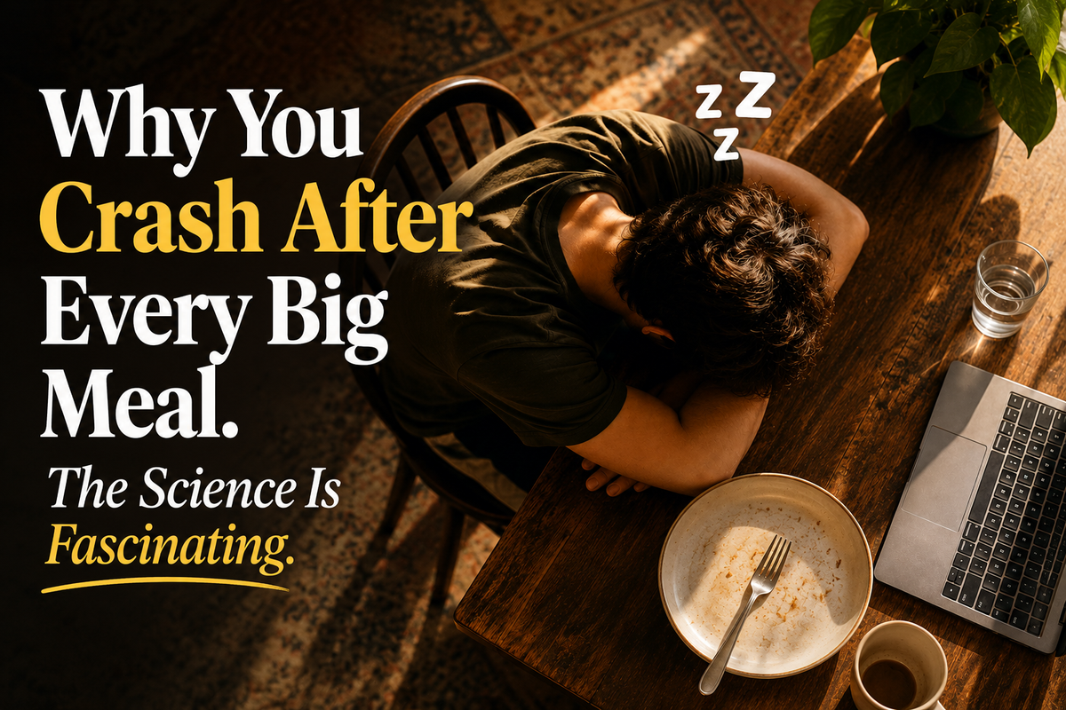 Why You Crash After Every Big Meal (And How to Stop It)