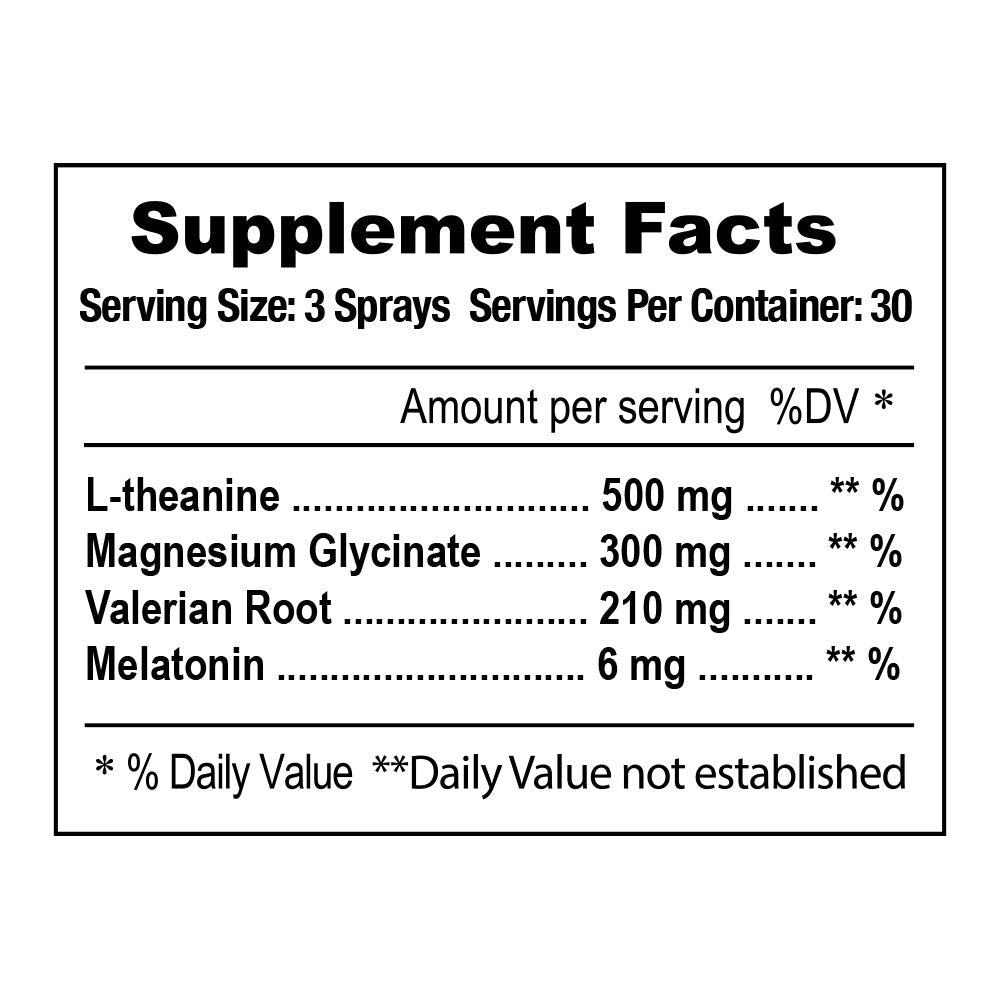 Extra Strength Oral Sleep Spray 1 Month Supply