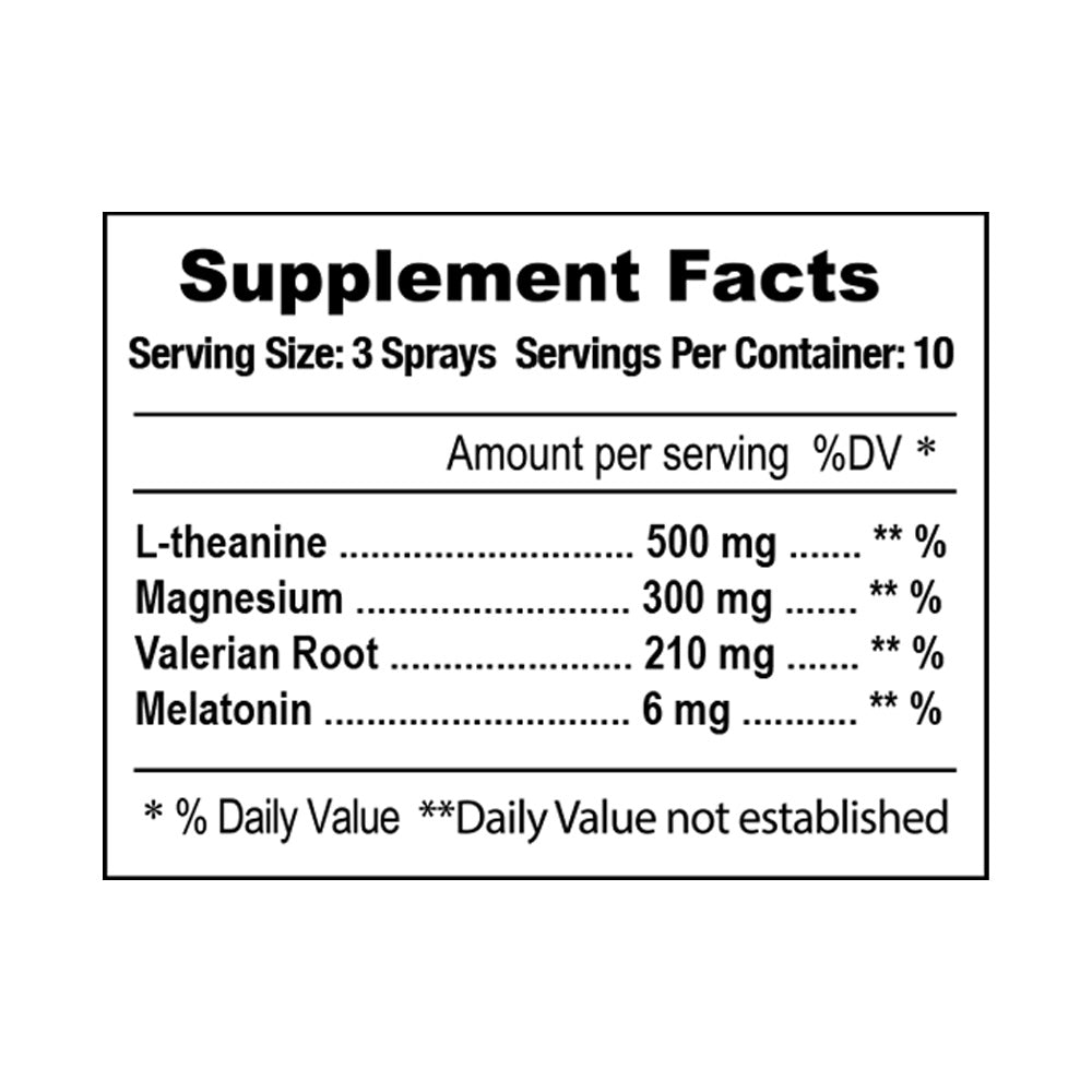 Extra Strength Oral Sleep Spray 10 Night Supply