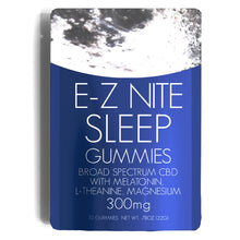 Load image into Gallery viewer, E-Z Nite Sleep CBD+Melatonin 10-Gummy Pack 300mg
